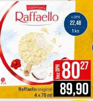 Raffaello original 4 x 70 ml 