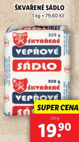ŠKVAŘENÉ SÁDLO, 250 g