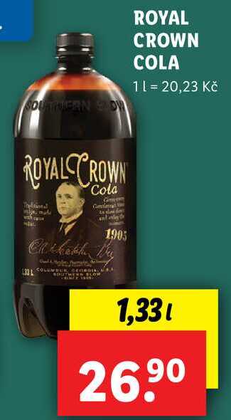 ROYAL CROWN COLA, 1,33 l