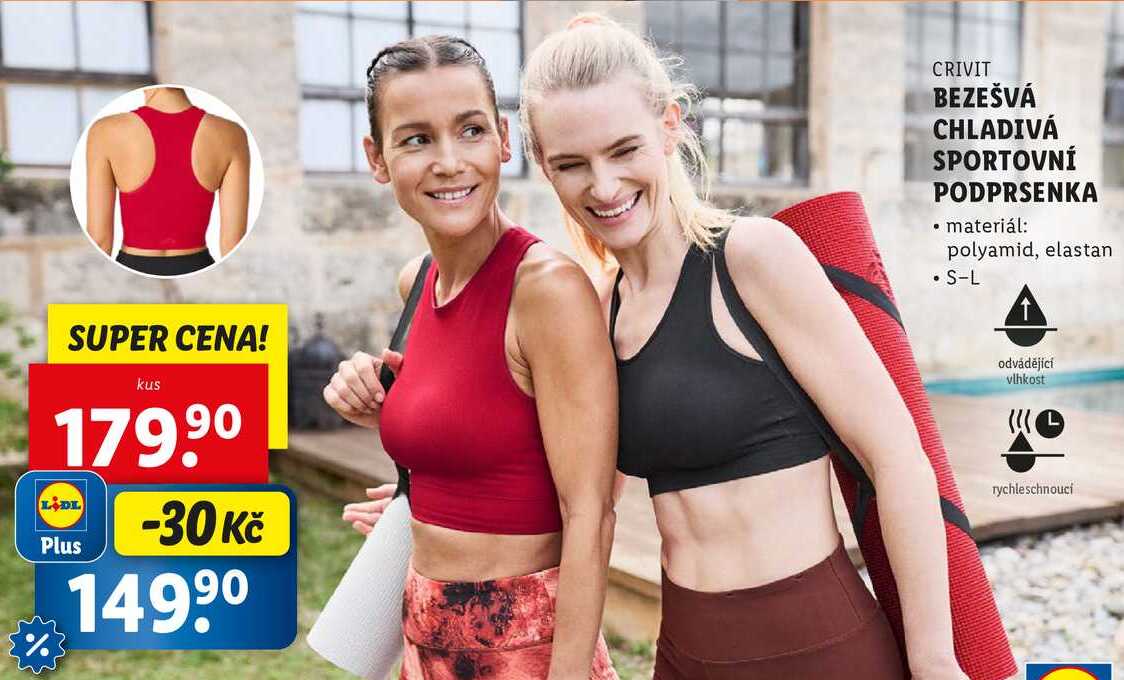 BEZEŠVÁ CHLADIVÁ SPORTOVNÍ PODPRSENKA 