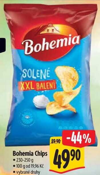 Bohemia Chips, 230-250 g