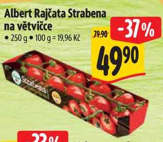 Albert Rajčata Strabena na větvičce, 250 g 
