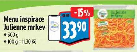 Menu inspirace Julienne mrkev, 300 g