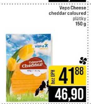 Vepo Cheese cheddar coloured plátky 150 g