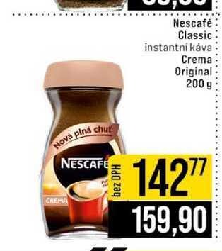 Nescafé Classic instantní káva Crema Original 200 g 
