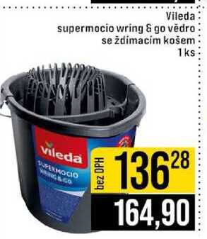 Vileda supermocio wring & go vědro se ždímacím košem 1ks