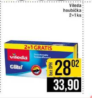 Vileda houbička 2+1ks