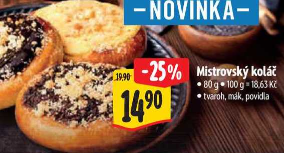   Mistrovský koláč  80 g