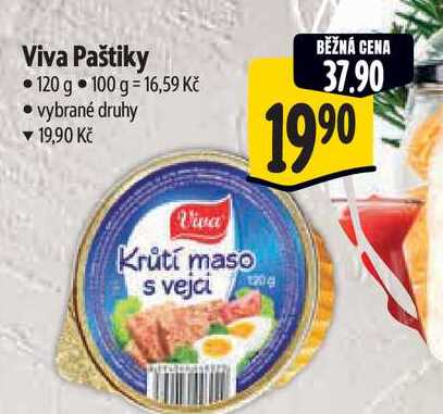 Viva Paštiky 120 g  