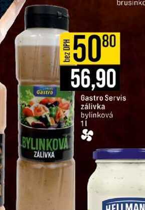 Gastro Servis zálivka bylinková 1l