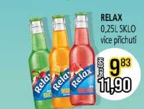 Relax 0,25l více příchutí 