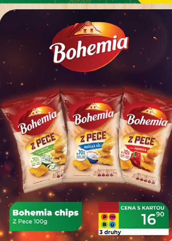 Bohemia chips Z Pece 100g