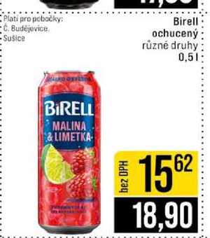 Birell ochucený různé druhy 0,5l