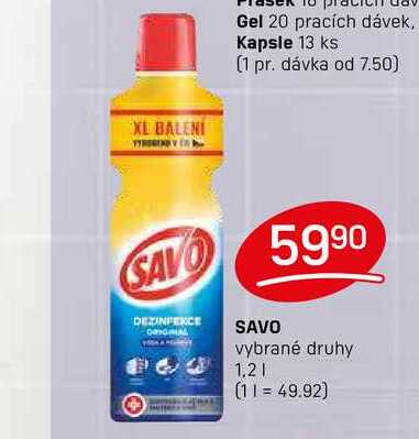 SAVO vybrané druhy 1,2l
