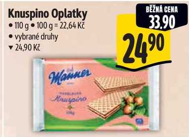 Knuspino Oplatky, 110 g 
