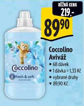 Coccolino Aviváž, 68 dávek 