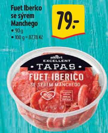 Fuet Iberico se sýrem Manchego, 90 g
