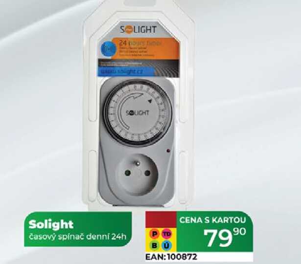 Solight časový spínač denní 24h  