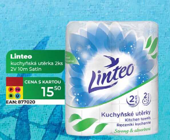 Linteo kuchyňská utěrka 2ks 2V 10m Satin  