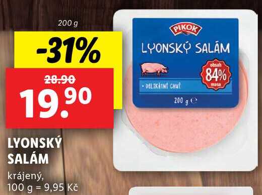 LYONSKÝ SALÁM, 200 g