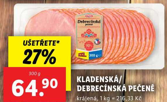 KLADENSKÁ/DEBRECÍNSKÁ PEČENĚ, 300 g
