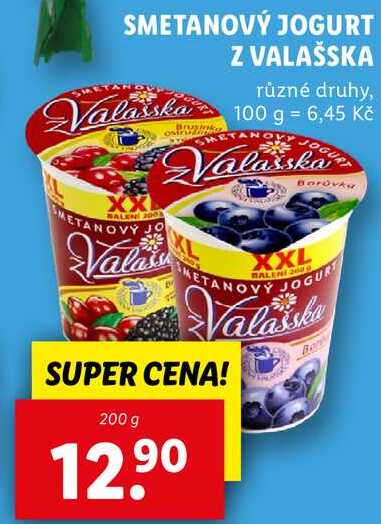SMETANOVÝ JOGURT Z VALAŠSKA, 200 g