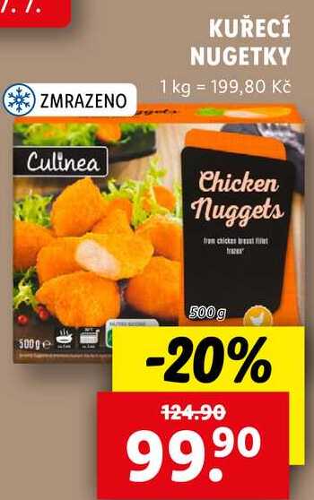 KUŘECÍ NUGETKY, 500 g