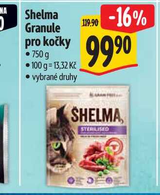 Shelma Granule pro kočky 750 g