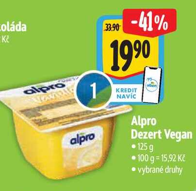  Alpro Dezert Vegan 125 g 