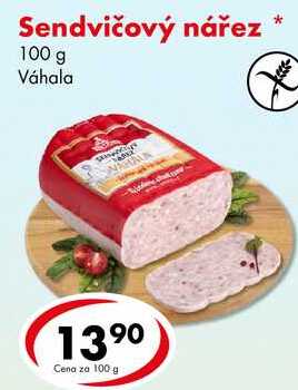 Sendvičový nářez, 100 g 