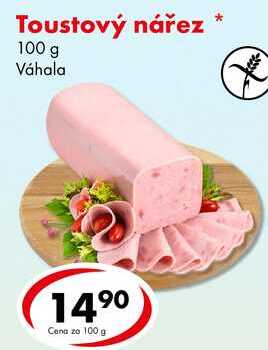 Toustový nářez, 100 g