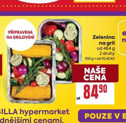 Zelenina na gril od 484 g 