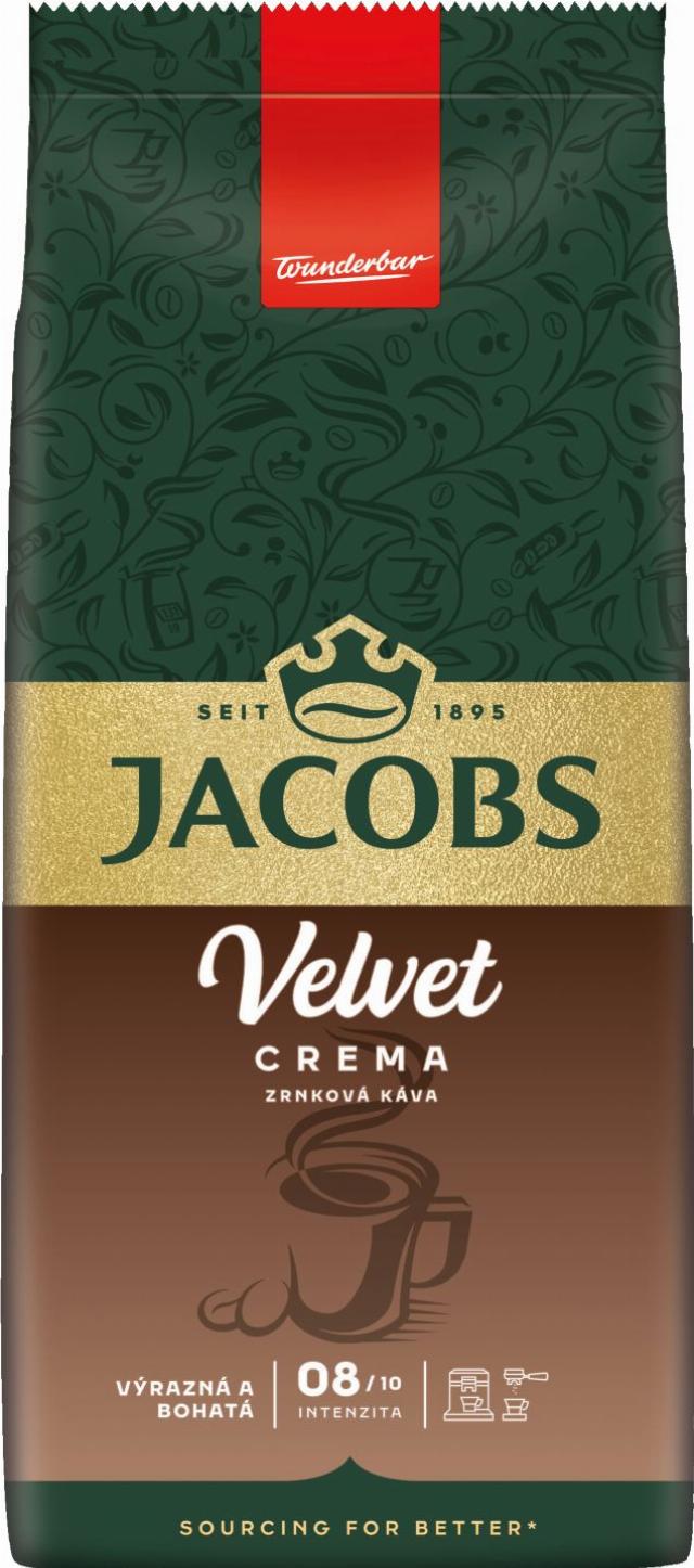 Jacobs Velvet Zrnková káva