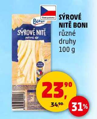 SÝROVÉ NITĚ BONI, 100 g