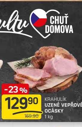 UZENÉ VEPŘOVÉ OCÁSKY 1 kg 