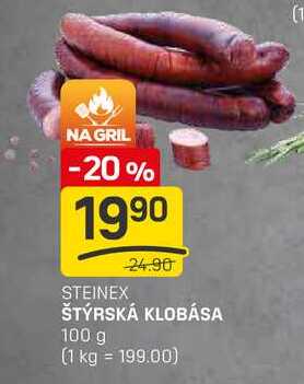 ŠTÝRSKÁ KLOBÁSA 100g