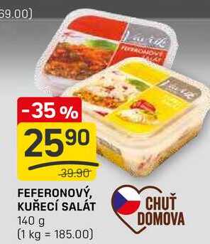 FEFERONOVÝ, KUŘECÍ SALÁT 140 g