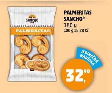 PALMERITAS SANCHO, 180 g