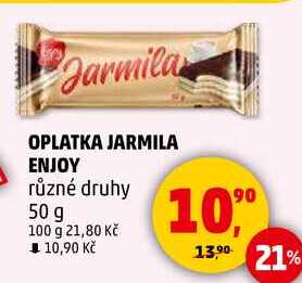 OPLATKA JARMILA ENJOY různé druhy, 50 g 
