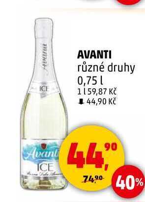 AVANTI různé druhy, 0,75 l