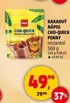 KAKAOVÝ NÁPOJ CHO-QUICK PENNY instantní, 500 g  