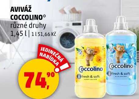 AVIVÁŽ COCCOLINO různé druhy, 1,45 l