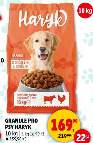 GRANULE PRO PSY HARYK, 10 kg