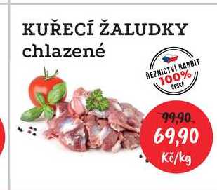 KUŘECÍ ŽALUDKY chlazené 1kg 