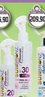 SUN BRONZ opalovací mléko 200ml OF30