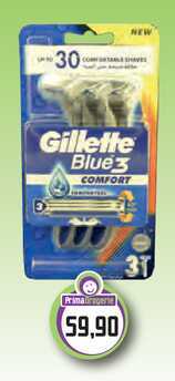 GILLETTE Blue3 Comfort holítka 3ks