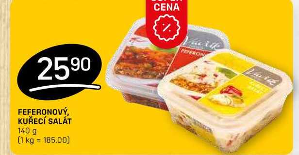 FEFERONOVÝ, KUŘECÍ SALÁT 140 g 