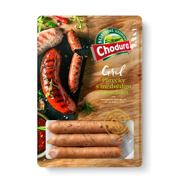 Chodura Gril Párečky s medvědím česnekem (86% masa)