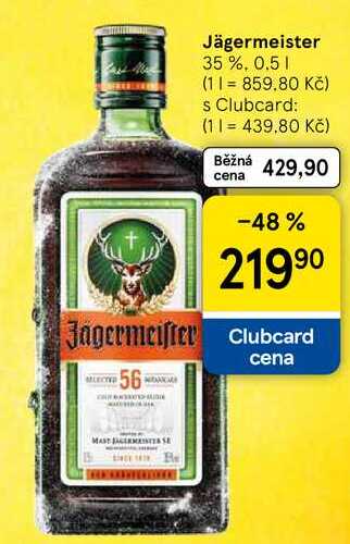 Jägermeister 35%, 0,5 l 