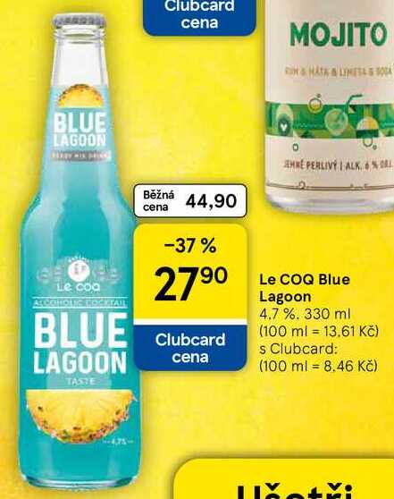 Le COQ Blue Lagoon 4.7%, 330 ml 